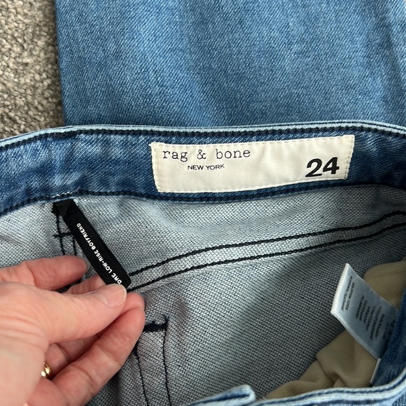 Rag & Bone Dre Loopback Denim Jeans - NWT - Size 24 - Never Worn! - Picture 7 of 9